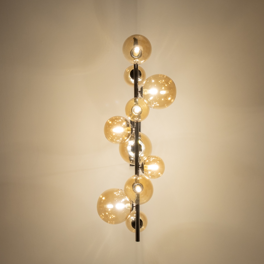 Brilagi - LED Hanglamp aan een koord MILLA 10xG9/3W/230V glanzend chroom/goud