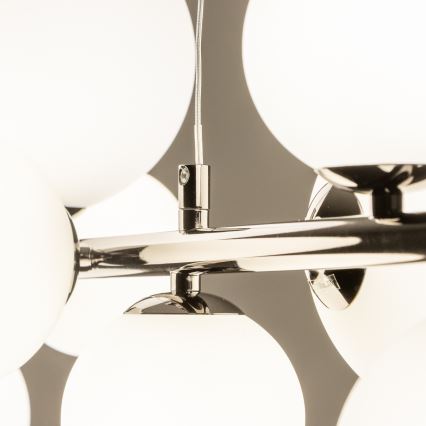 Brilagi - LED Hanglamp aan een koord MILLA 10xG9/3W/230V glanzend chroom/wit