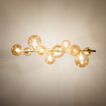 Brilagi - LED Hanglamp aan een koord MILLA 10xG9/3W/230V goud