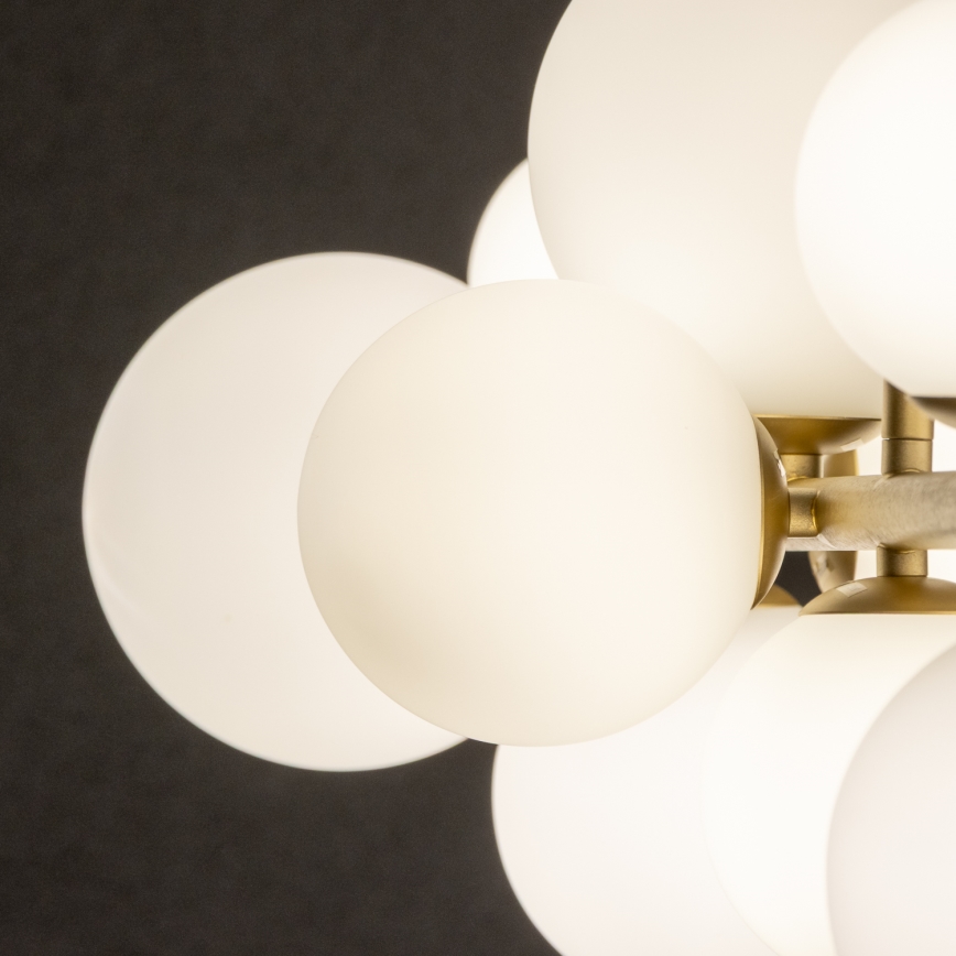 Brilagi - LED Hanglamp aan een koord MILLA 10xG9/3W/230V goud/wit