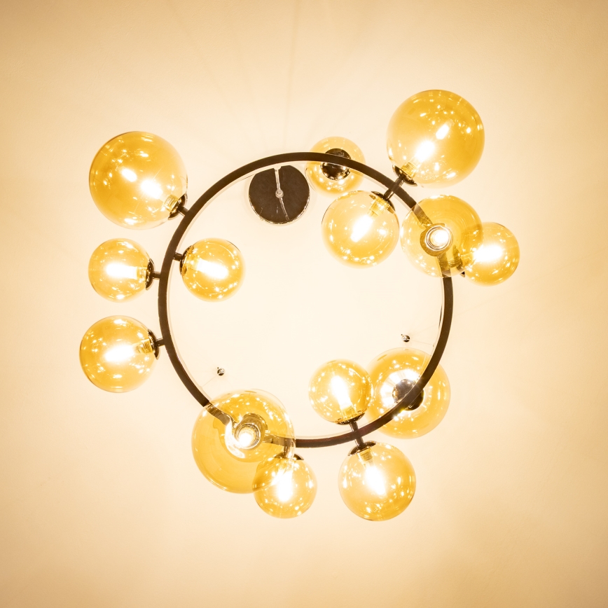 Brilagi - LED Hanglamp aan een koord MILLA 15xG9/3W/230V glanzend chroom/goud