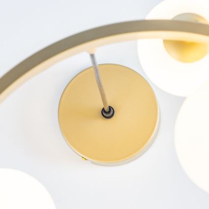 Brilagi - LED Hanglamp aan een koord MILLA 15xG9/3W/230V goud/wit