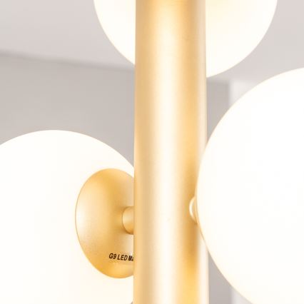 Brilagi - LED Hanglamp aan een koord MILLA 6xG9/3W/230V goud/wit