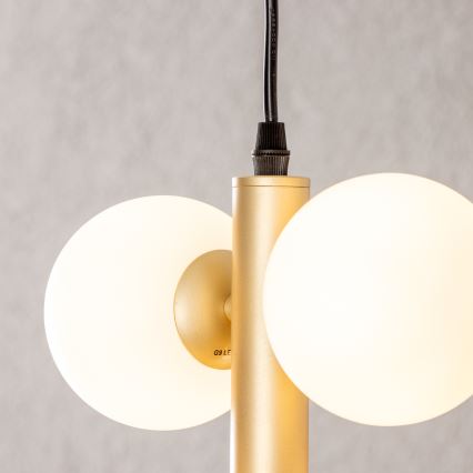 Brilagi - LED Hanglamp aan een koord MILLA 6xG9/3W/230V goud/wit
