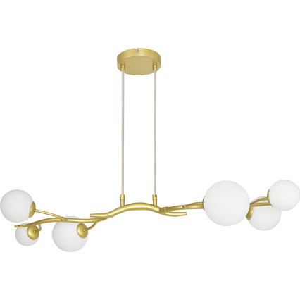 Brilagi - LED Hanglamp aan een koord MISTEL 6xG9/3W/230V goud/wit