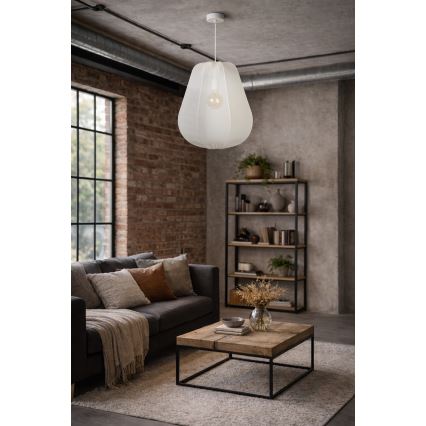 Brilagi - LED-hanglamp aan kabel ARVEN 1xE27/8W/230V Ø 37 cm wit