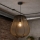 Brilagi - LED-hanglamp aan kabel ARVEN 1xE27/8W/230V Ø 37 cm zwart