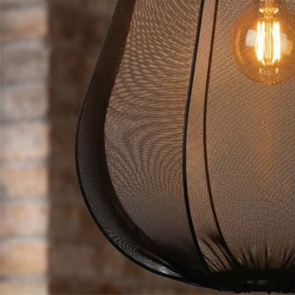 Brilagi - LED-hanglamp aan kabel ARVEN 1xE27/8W/230V Ø 37 cm zwart