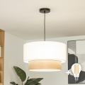 Brilagi - LED-hanglamp aan kabel CERIA 1x E27/40W/230V Ø 50 cm wit/beige