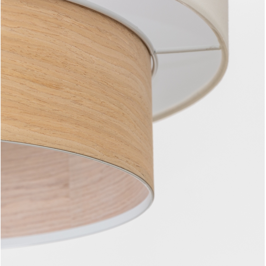 Brilagi - LED-hanglamp aan kabel CERIA 1x E27/40W/230V Ø 50 cm wit/beige