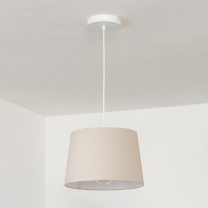 Brilagi - LED-hanglamp aan kabel CERIA 1xE27/40W/230V Ø 30 cm beige