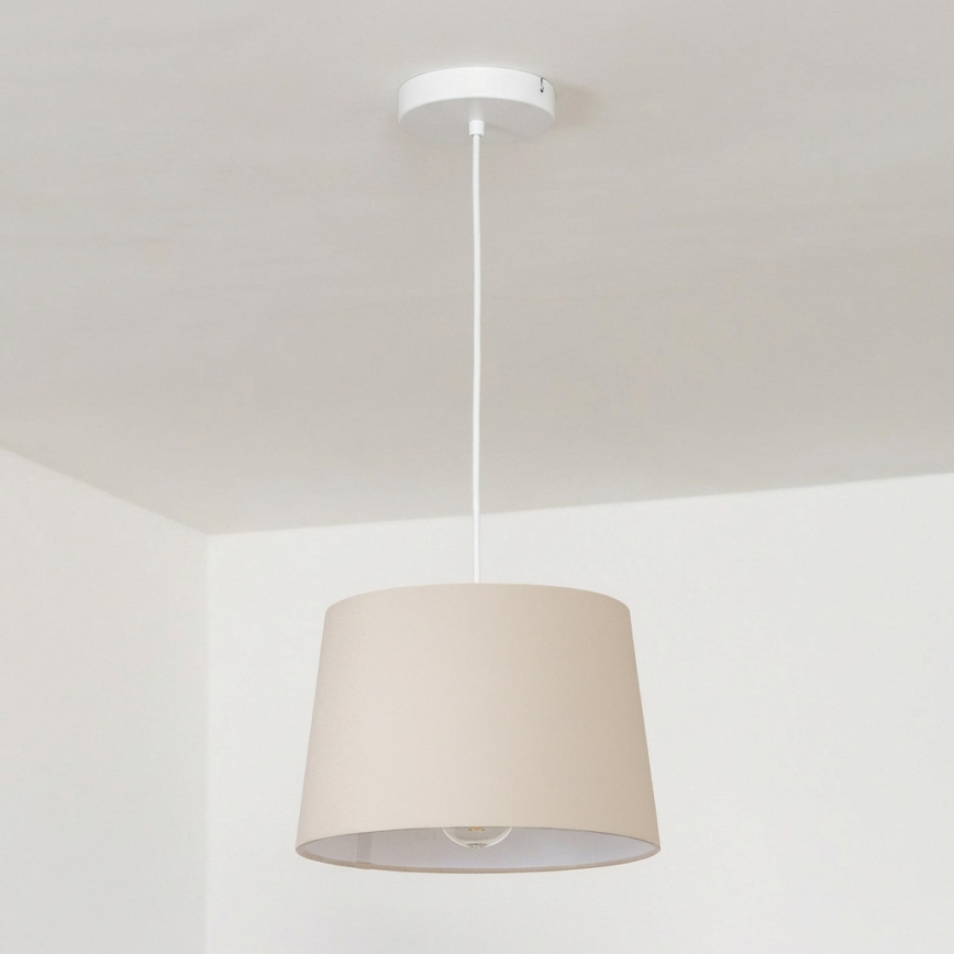 Brilagi - LED-hanglamp aan kabel CERIA 1xE27/40W/230V Ø 30 cm beige