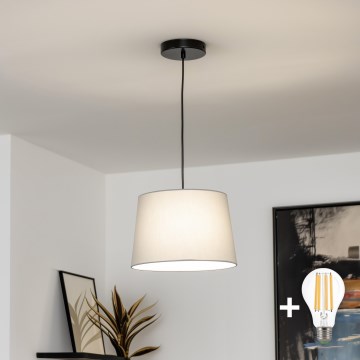 Brilagi - LED-hanglamp aan kabel CERIA 1xE27/40W/230V Ø 30 cm grijs
