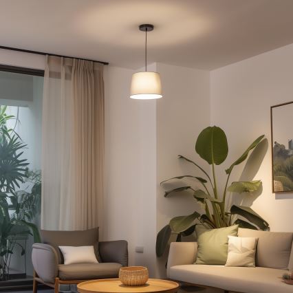 Brilagi - LED-hanglamp aan kabel CERIA 1xE27/40W/230V Ø 30 cm grijs