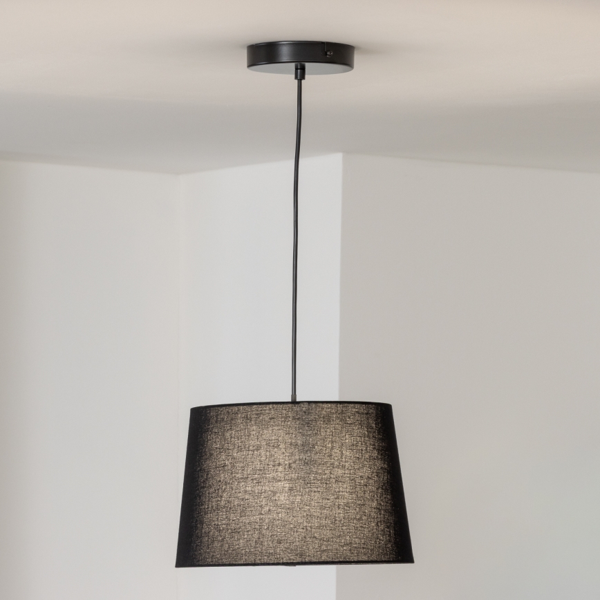 Brilagi - LED-hanglamp aan kabel CERIA 1xE27/40W/230V Ø 30 cm zwart