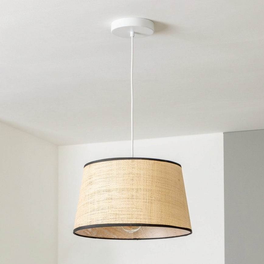 Brilagi - LED-hanglamp aan kabel CERIA 1xE27/40W/230V Ø 35 cm beige