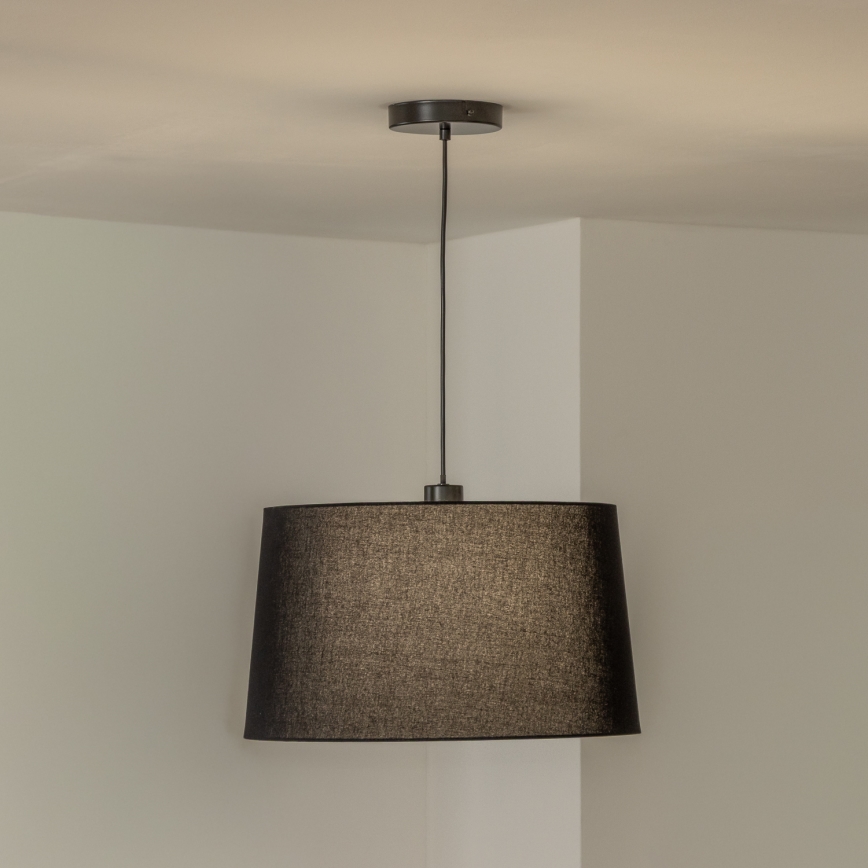 Brilagi - LED-hanglamp aan kabel CERIA 1xE27/40W/230V Ø 45 cm zwart