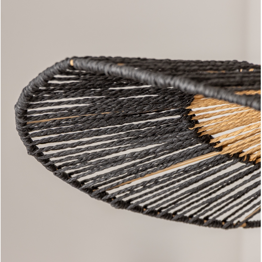 Brilagi - LED-hanglamp aan kabel CERIA BOHO 1xE27/40W/230V pr. 80 cm zwart/bruin