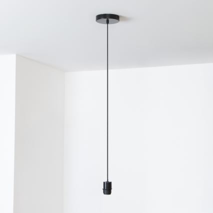 Brilagi - LED-hanglamp aan kabel CERIA BOHO 1xE27/40W/230V pr. 80 cm zwart/bruin