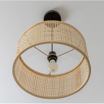 Brilagi - LED-hanglamp aan kabel CERIA BOHO 1xE27/40W/230V Ø 40 cm bamboe