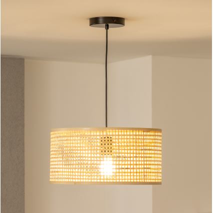 Brilagi - LED-hanglamp aan kabel CERIA BOHO 1xE27/40W/230V Ø 40 cm bamboe