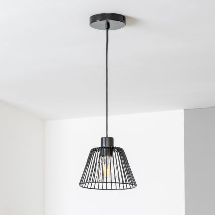 Brilagi - LED-hanglamp aan kabel CERIA WIRE 1xE27/40W/230V Ø 21 cm zwart