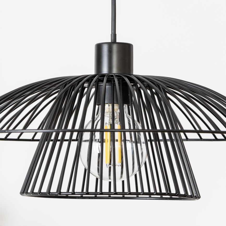 Brilagi - LED-hanglamp aan kabel CERIA WIRE 1xE27/40W/230V Ø 38 cm zwart