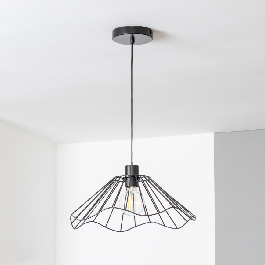 Brilagi - LED-hanglamp aan kabel CERIA WIRE 1xE27/40W/230V Ø 40 cm zwart