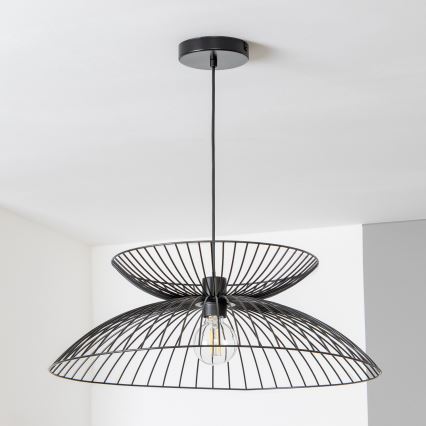 Brilagi - LED-hanglamp aan kabel CERIA WIRE 1xE27/40W/230V Ø 60 cm zwart