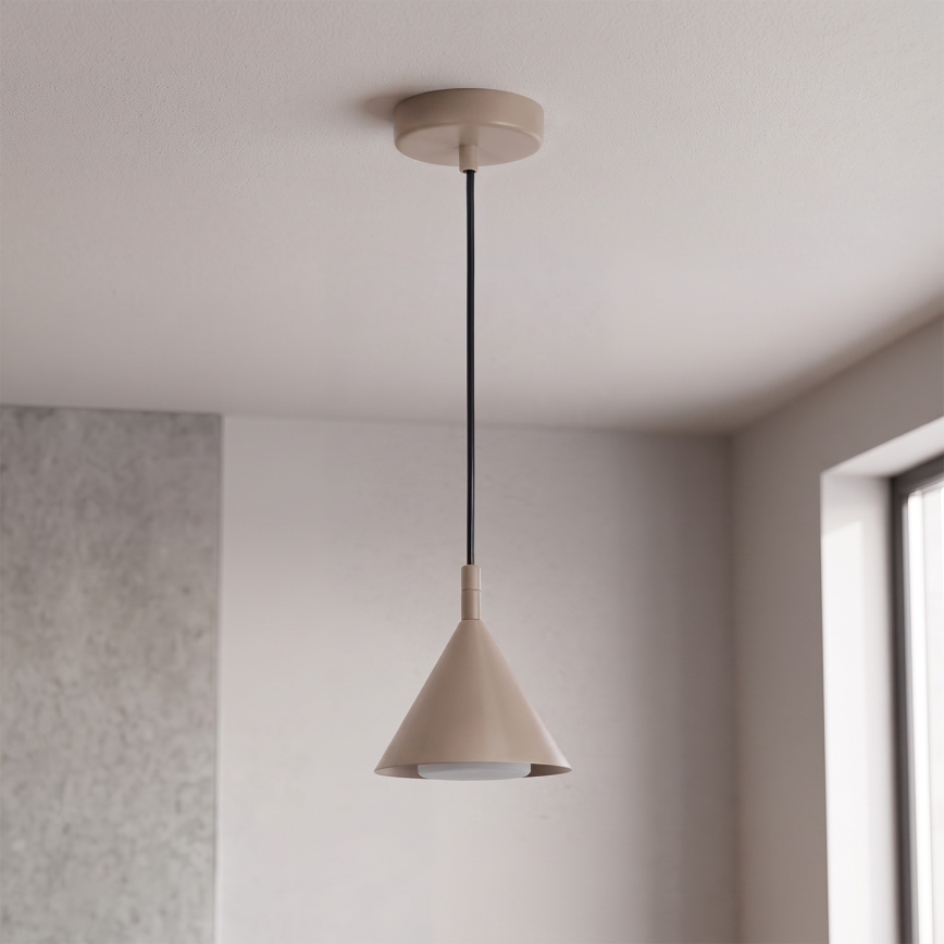 BRILAGI - LED Hanglamp aan kabel CONE SINGLE 1xGX53/15W/230V beige
