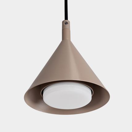BRILAGI - LED Hanglamp aan kabel CONE SINGLE 1xGX53/15W/230V beige