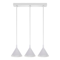 BRILAGI - LED Hanglamp aan kabel CONE TRIPLE 3xGX53/15W/230V wit