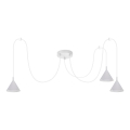 BRILAGI - LED Hanglamp aan kabel CONE TRIPLE SPIDER 3xGX53/15W/230V wit