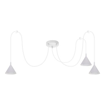 BRILAGI - LED Hanglamp aan kabel CONE TRIPLE SPIDER 3xGX53/15W/230V wit