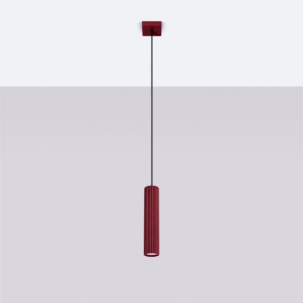 Brilagi - LED-hanglamp aan kabel CRESTO 1xGU10/10W/230V bordeaux