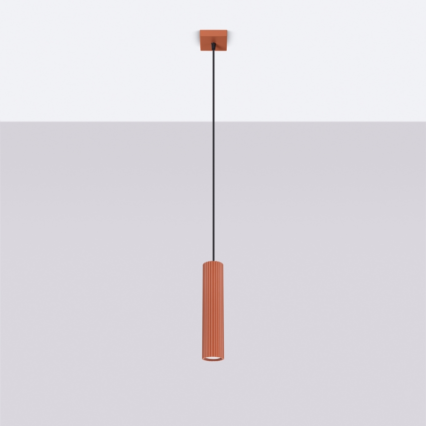 BRILAGI - LED-hanglamp aan kabel CRESTO 1xGU10/10W/230V oranje
