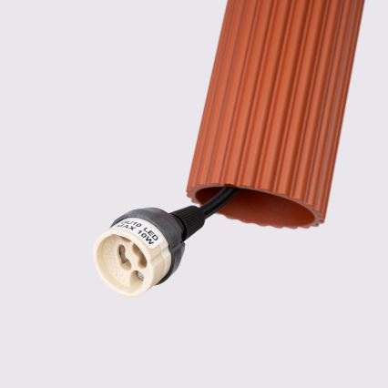 BRILAGI - LED-hanglamp aan kabel CRESTO 1xGU10/10W/230V oranje