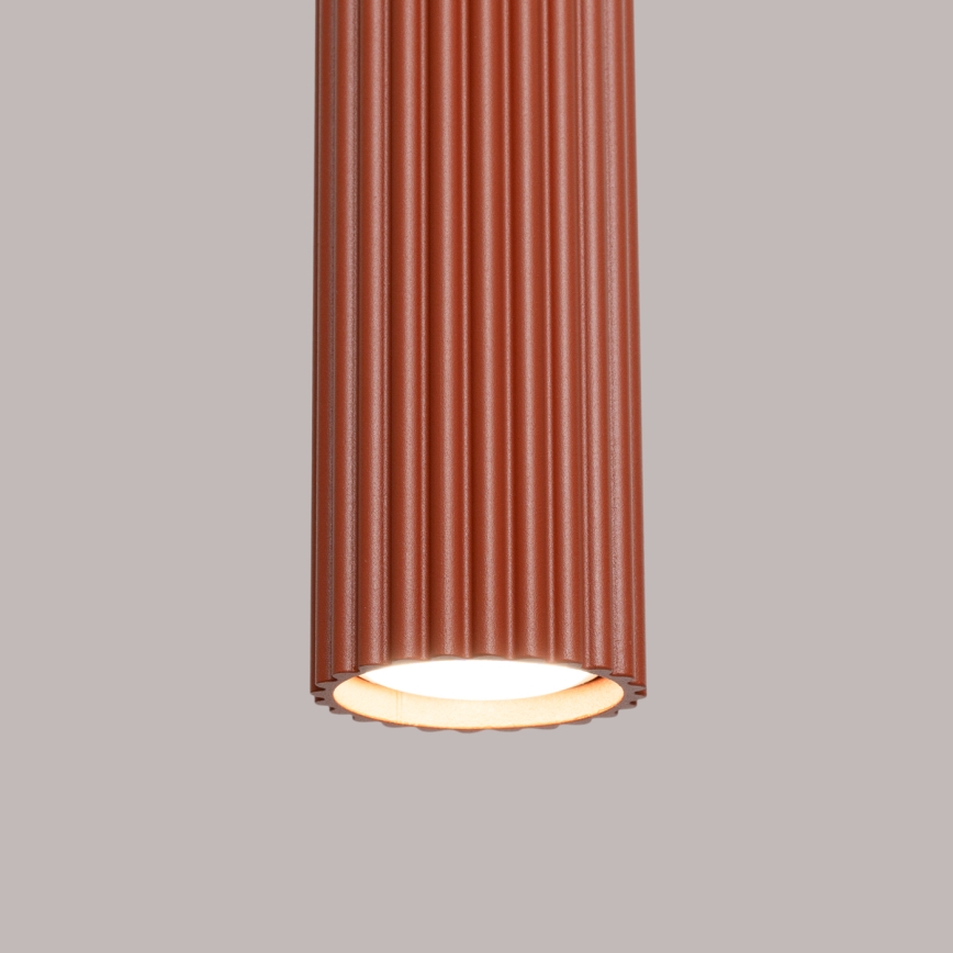 BRILAGI - LED-hanglamp aan kabel CRESTO 1xGU10/10W/230V oranje