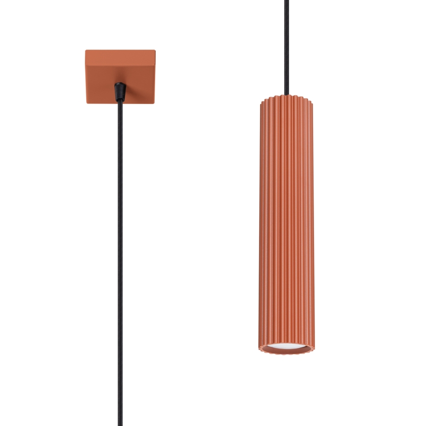 BRILAGI - LED-hanglamp aan kabel CRESTO 1xGU10/10W/230V oranje