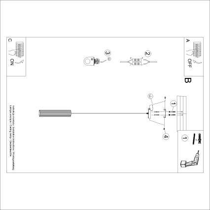 BRILAGI - LED-hanglamp aan kabel CRESTO 1xGU10/10W/230V oranje