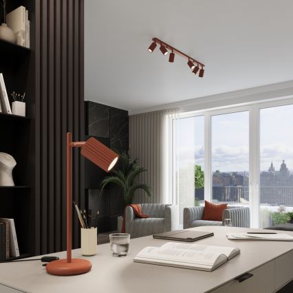 Brilagi - LED hanglamp aan kabel CRESTO 1xGU10/10W/230V rood