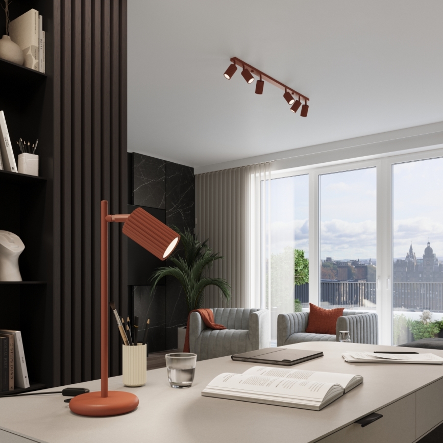 Brilagi - LED hanglamp aan kabel CRESTO 1xGU10/10W/230V rood