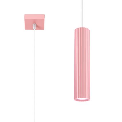 Brilagi - LED-hanglamp aan kabel CRESTO 1xGU10/10W/230V roze