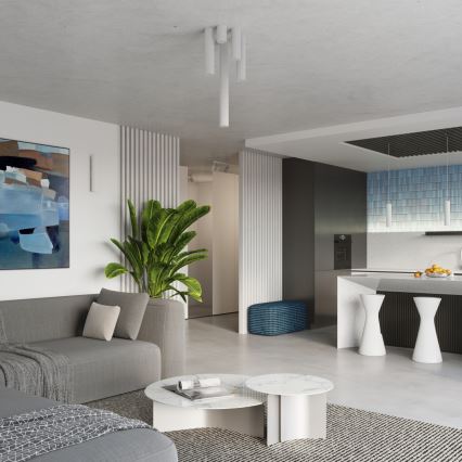 Brilagi - LED hanglamp aan kabel CRESTO 1xGU10/10W/230V wit