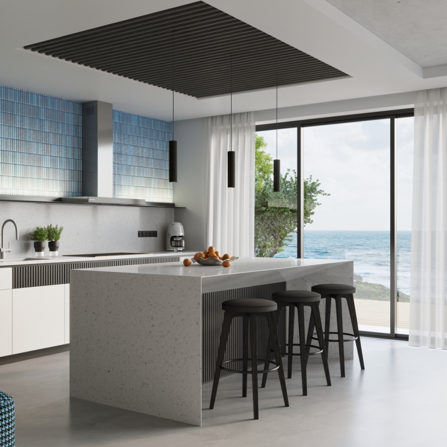 Brilagi - LED-hanglamp aan kabel CRESTO 1xGU10/10W/230V zwart