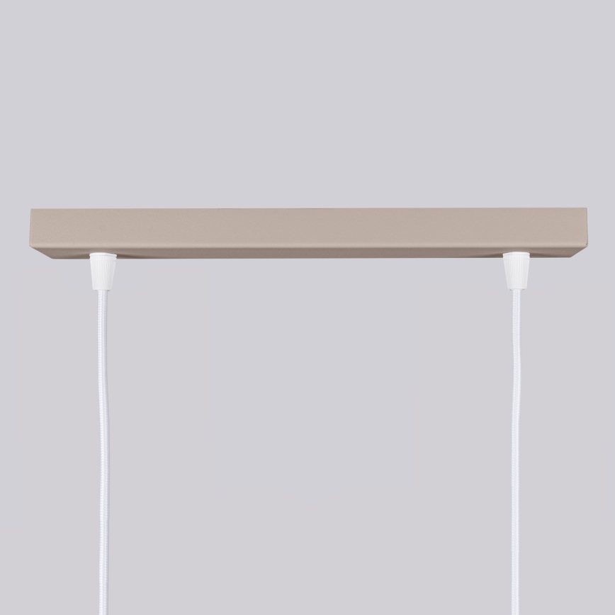 Brilagi - LED-hanglamp aan kabel CRESTO 2xGU10/10W/230V taupe