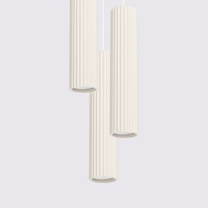 Brilagi - LED-hanglamp aan kabel CRESTO 3xGU10/10W/230V crème