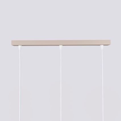 Brilagi - LED-hanglamp aan kabel CRESTO 3xGU10/10W/230V taupe