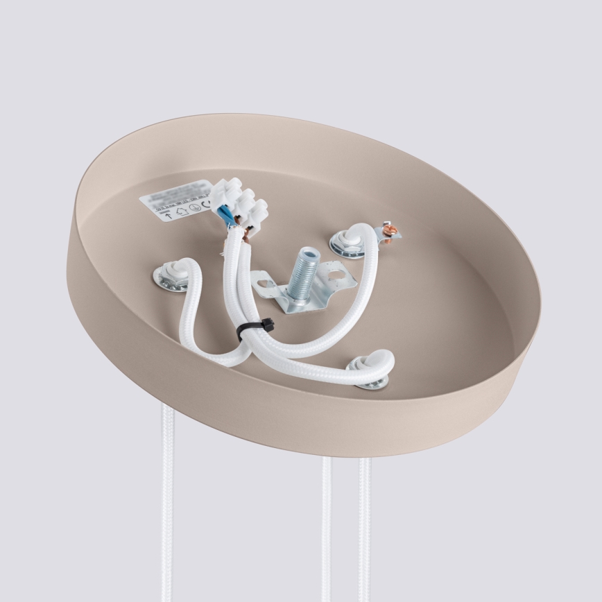 Brilagi - LED-hanglamp aan kabel CRESTO 3xGU10/10W/230V taupe