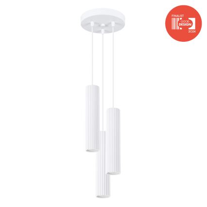 Brilagi - LED-hanglamp aan kabel CRESTO 3xGU10/10W/230V wit
